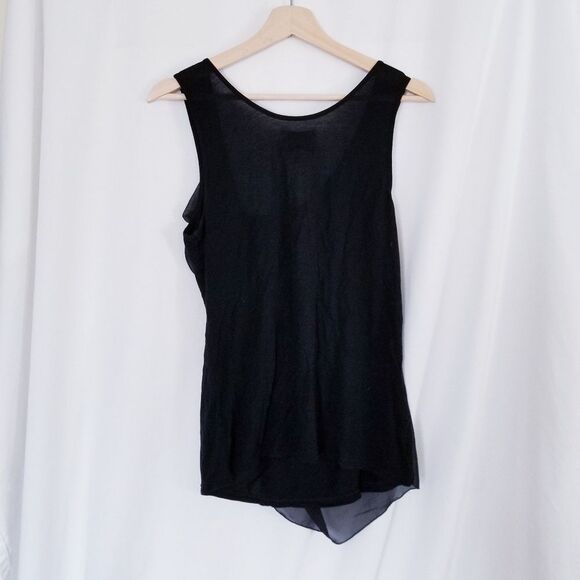 Deletta Draped Overlay Tank - Picture 2 of 5